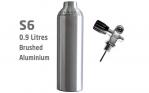 Catalina S6 Aluminium Cylinder - 0.9 Ltr / 6 cu ft 207 BAR